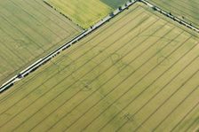 Iron Age/Roman settlement in Comberton, Cambridgeshire, 2015. Artist: Damian Grady