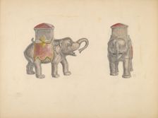 Iron Bank Elephant, c. 1938. Creator: Z.S. Lupus