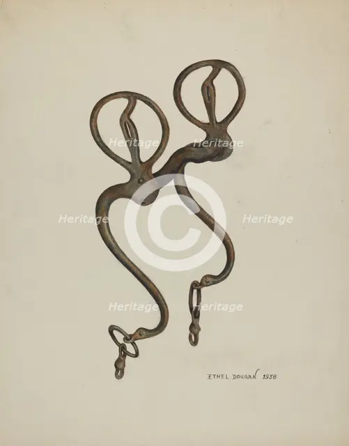 Iron Bit, 1938. Creator: Ethel Dougan.