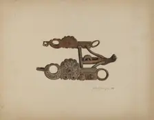 Iron Bit, 1939. Creator: Ethel Dougan