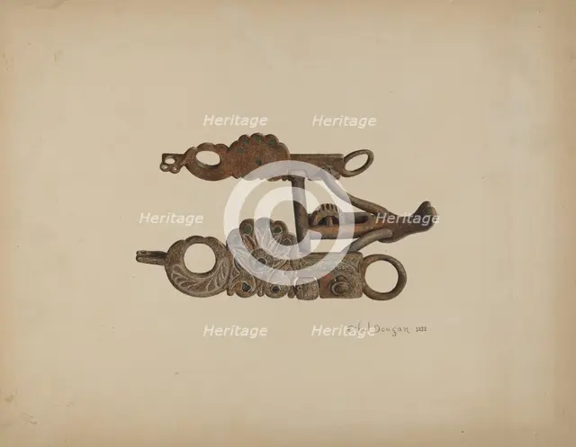 Iron Bit, 1939. Creator: Ethel Dougan.