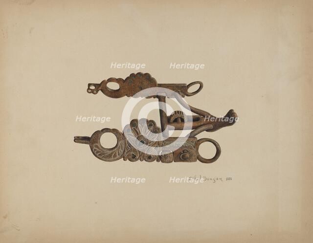 Iron Bit, 1939. Creator: Ethel Dougan.