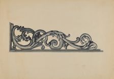 Iron Bracket, c. 1937. Creator: Albert Eyth