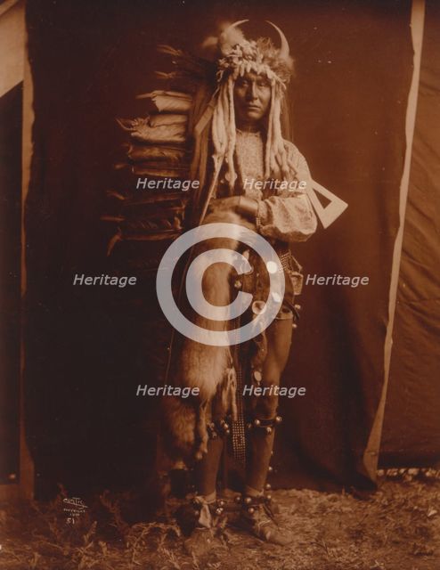 Iron Breast-Piegan, c1900. Creator: Edward Sheriff Curtis.