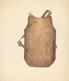 Iron Breast Plate, 1935/1942. Creator: Unknown