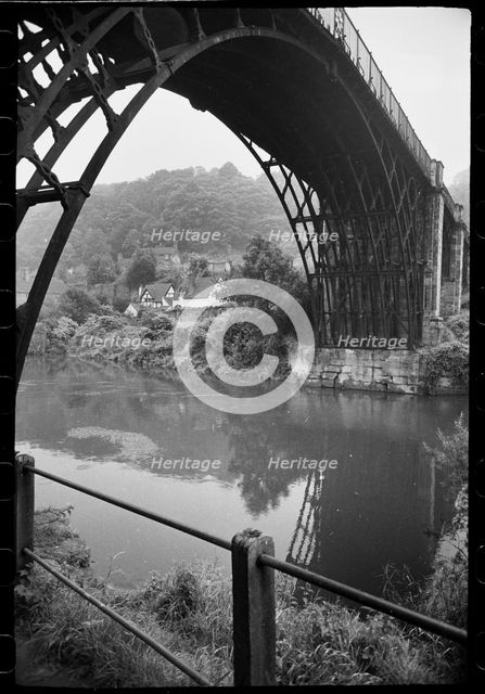 Iron Bridge, Ironbridge, Shropshire, c1955-c1980. Creator: Ursula Clark.