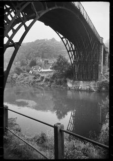 Iron Bridge, Ironbridge, Shropshire, c1955-c1980. Creator: Ursula Clark