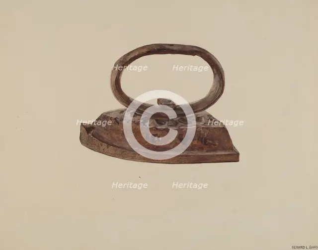 Iron, c. 1941. Creator: Gerard Barnett.