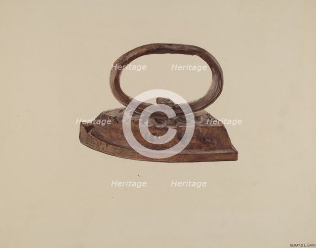 Iron, c. 1941. Creator: Gerard Barnett.