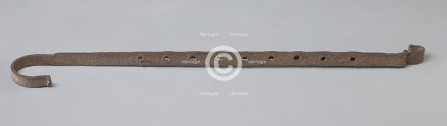 Iron cooking pot hook from the Brock Plantation, 19th century. Creator: Unknown.