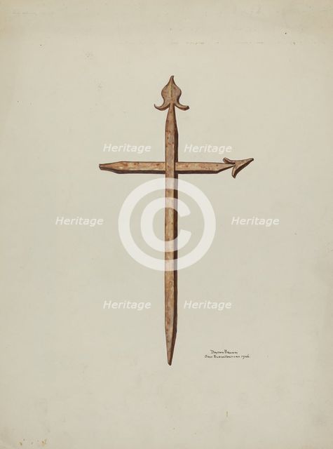 Iron Cross, 1936. Creator: Dayton Brown.