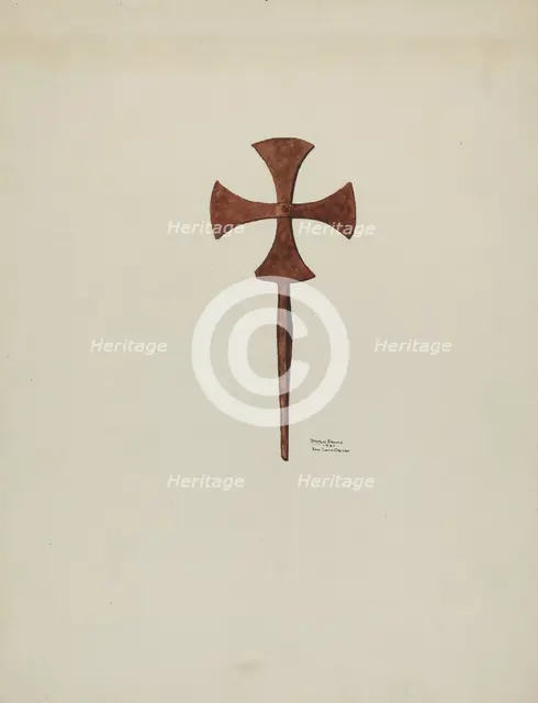 Iron Cross, 1937. Creator: Dayton Brown.