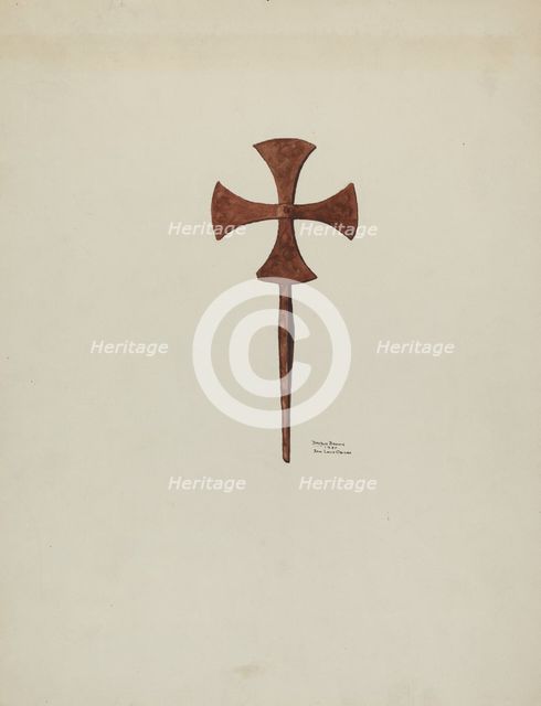 Iron Cross, 1937. Creator: Dayton Brown.