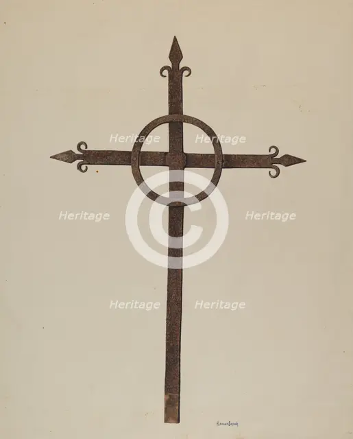 Iron Cross, c. 1938. Creator: H. Langden Brown.