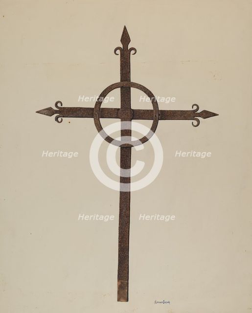 Iron Cross, c. 1938. Creator: H. Langden Brown.