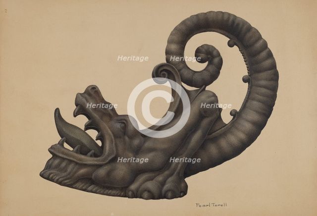 Iron Dragon, c. 1939. Creator: Pearl Torell.