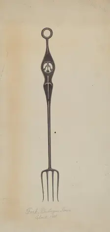 Iron Fork, c. 1937. Creator: Frank Eiseman