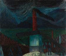 Iron Foundry in Oberstdorf, 1912. Creator: Werefkin, Marianne, von (1860-1938)