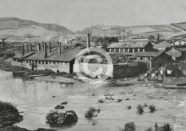 Iron foundry "Santa Ana de Bolueta", Biscay, Bilbao, Spain, 1841. Founded in 1841.  Creator: Tomás Carlos Capuz.