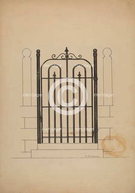 Iron Gate, c. 1941. Creator: Clarence W Dawson.
