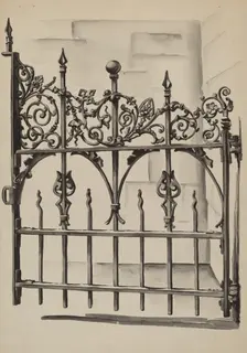 Iron Gate, c. 1936. Creator: Natalie Simon
