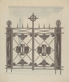 Iron Gate, c. 1936. Creator: Joseph L. Boyd