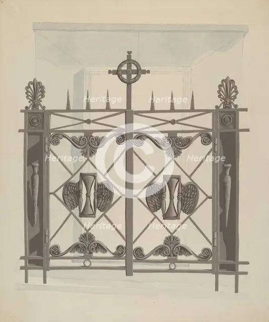 Iron Gate, c. 1936. Creator: Joseph L. Boyd.
