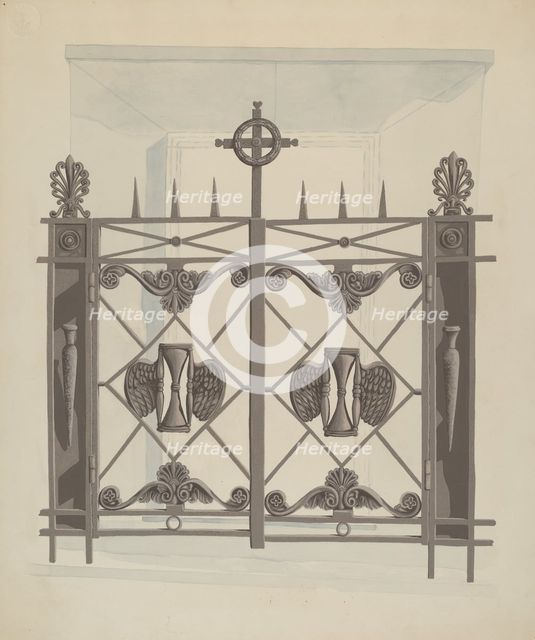 Iron Gate, c. 1936. Creator: Joseph L. Boyd.