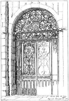 Iron Gates All Souls, Oxford 1899