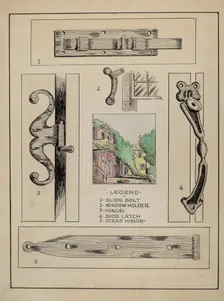 Iron Hardware, c. 1936. Creator: Al Curry