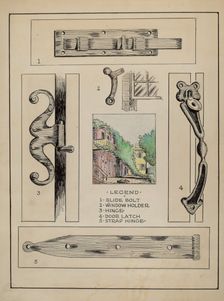 Iron Hardware, c. 1936. Creator: Al Curry