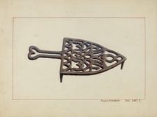 Iron Holder, c. 1938. Creator: Regina Henderer