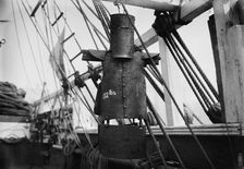 Iron Jacket on SUCCESS worn by Bush Ranger, between c1910 and c1915. Creator: Bain News Service