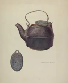 Iron Kettle, c. 1938. Creator: Rocco Navigato