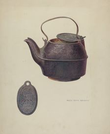 Iron Kettle, c. 1938. Creator: Rocco Navigato