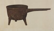 Iron Kettle, c. 1939. Creator: Herndon Hightower