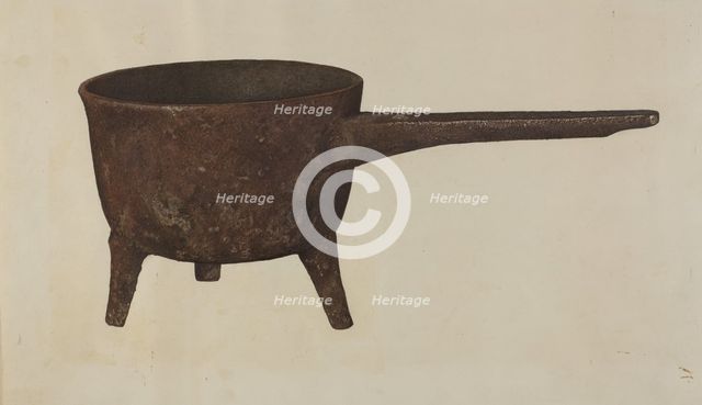 Iron Kettle, c. 1939. Creator: Herndon Hightower.