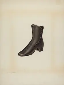 Iron Mannequin Shoe, c. 1938. Creator: Wellington Blewett