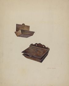 Iron Match Safe, c. 1941. Creator: Stanley Mazur