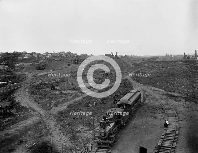 Iron Mines, Ironwood, Mich., between 1880 and 1899. Creator: Unknown.