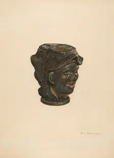 Iron Negro Bank, c. 1940. Creator: Paul Poffinbarger
