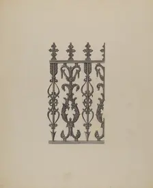 Iron Ornament, 1935/1942. Creator: Eugene Shellady