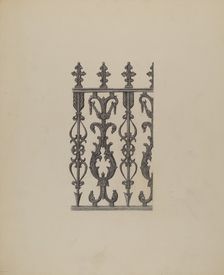 Iron Ornament, 1935/1942. Creator: Eugene Shellady