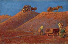 Iron ore mining, c1900. Creator: Regoyos y Valdés, Darío de (1857-1913)