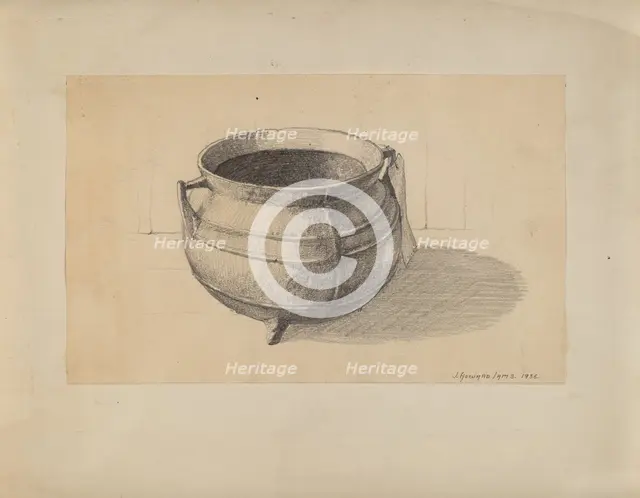 Iron Pot, 1936. Creator: J. Howard Iams.