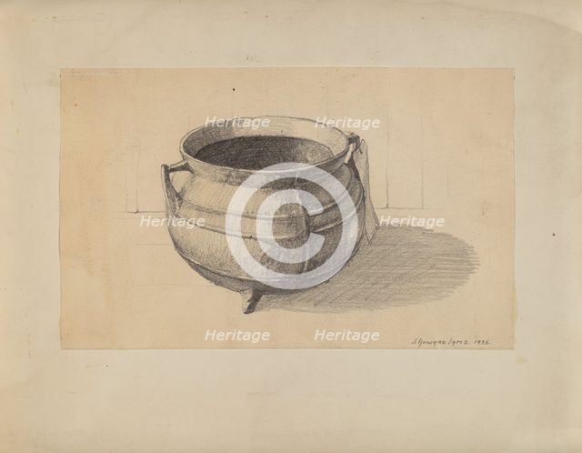 Iron Pot, 1936. Creator: J. Howard Iams.