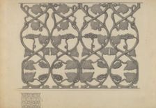 Iron Railing, c. 1936. Creator: Samuel Fineman