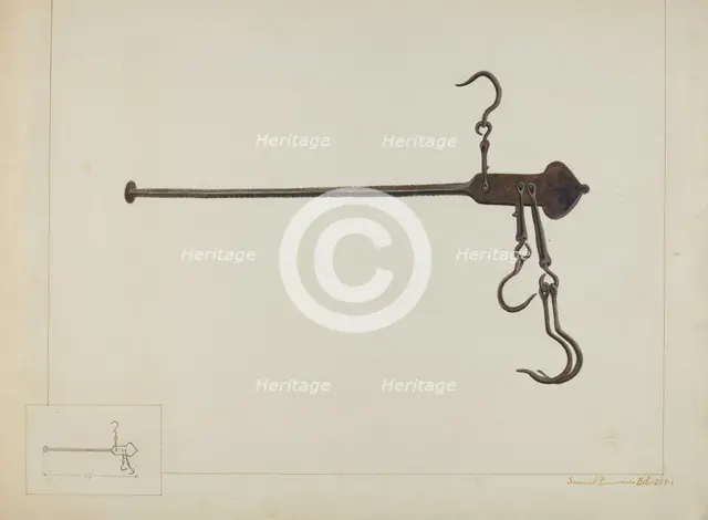 Iron Scales, c. 1937. Creator: Samuel Fineman.