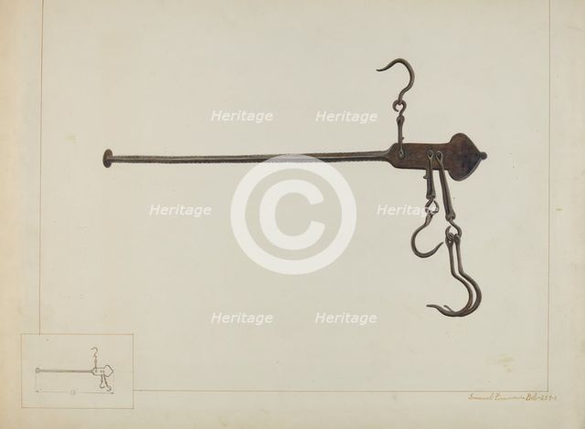 Iron Scales, c. 1937. Creator: Samuel Fineman.