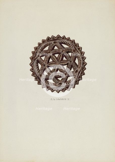 Iron Stand, c. 1940. Creator: Austin L. Davison.